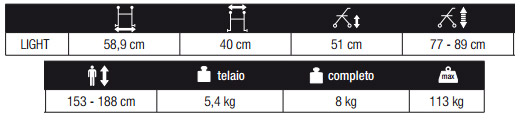 Deambulatore Ligth