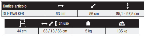 deambulatore verticalizzatore